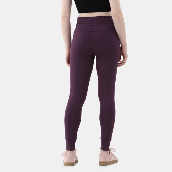 NO BOUNDARIES Tie-Waist Cuffed Leggings - Plum/Purple, Size S, NWT! - Picture 7 of 16